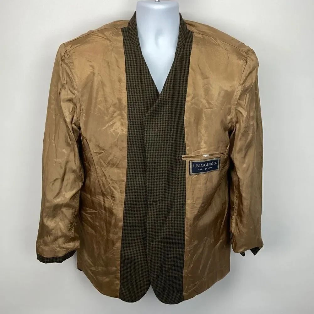 J. Riggings Suit Jacket Mens Size 42R - Picture 4 of 11